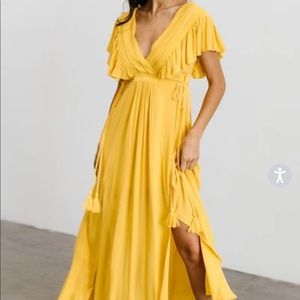 Baltic Born Jennifer Deep V Maxi Dress